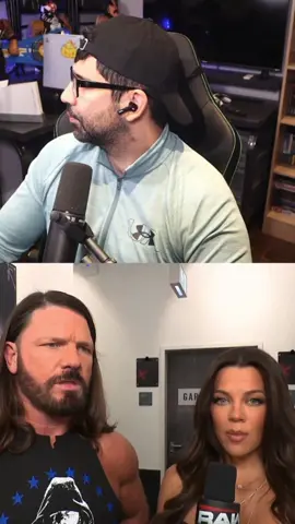 AJ STYLES INTERVIEW ON RAW.     #wweraw #WWE #fyp #WWE #wrestling 