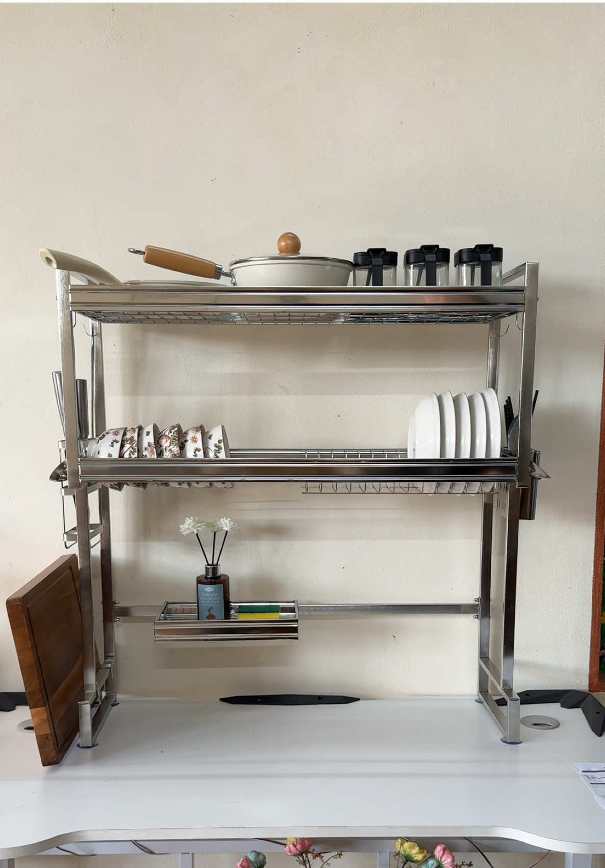 Kệ Để Chén Bát Trên Bồn Rửa Chất Liệu INOX Không Han Gỉ Bền Đẹp#xuhuongtiktok #thinhhanh #thinhhanhxuhuong #hot #lenxuhuong 