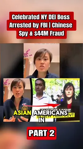 P2| Celebrated NY DEI Boss Arrested by FBI Chinese Spy & $44M Fraud #us #fvp #fox #msnow 