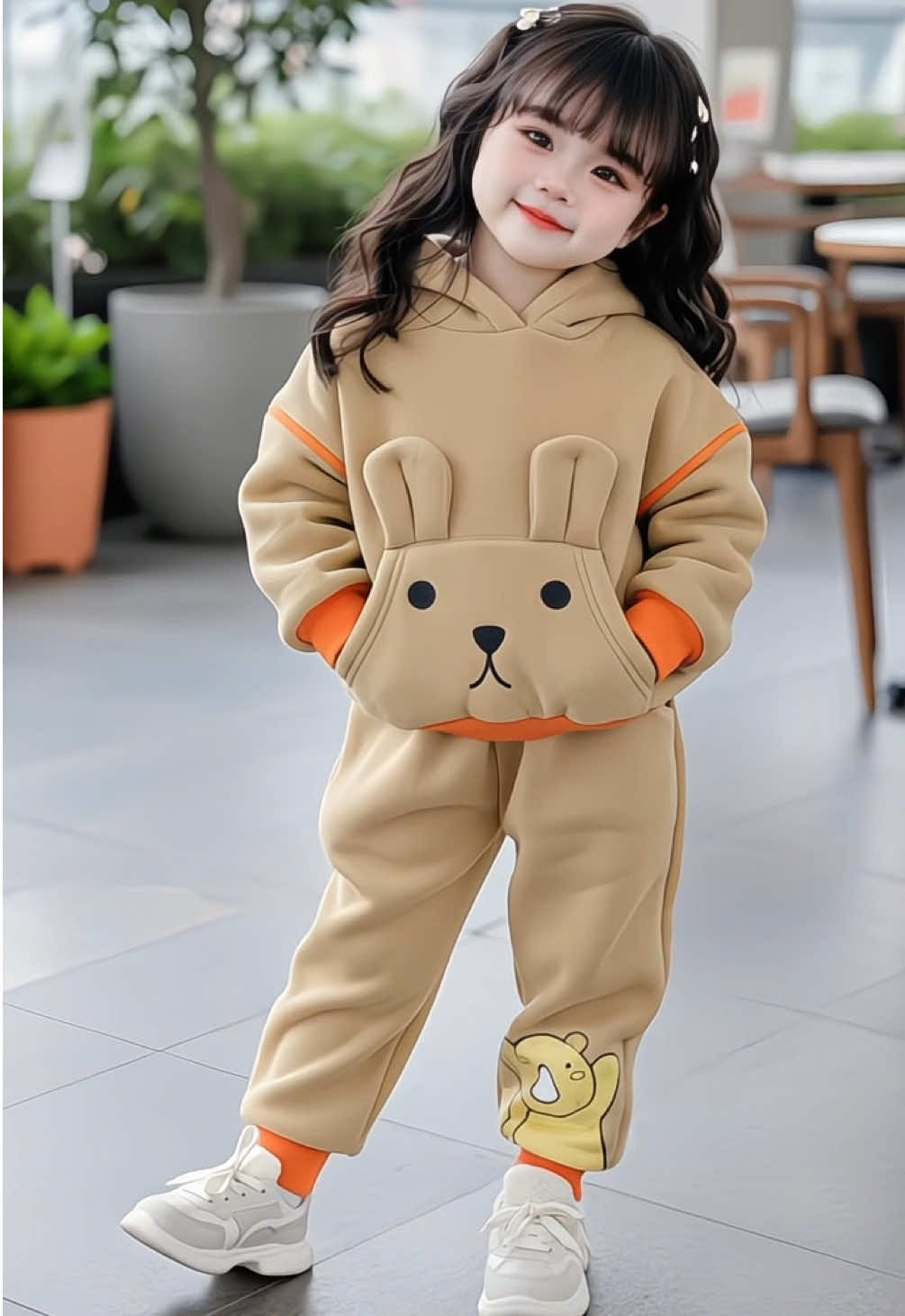 gợi í một set đồ nỉ bông tai thỏ vừa ấm vừa cute cho bé #thoitrangtreem #vyvystore🍒 