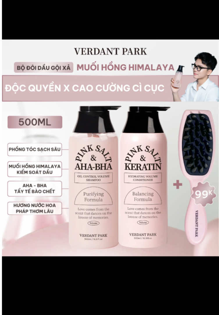 Fomo thêm 1 em gội xả 9,5/10 cho các bạn da dầu da nhạy cảm đến từ @Verdantpark Official 🥰 #verdantpark #daugoi #daugoikiemdau #daugoiphongtoc #verdantparkshampoo 