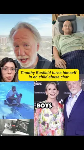 Timothy Busfield turns himself in on child abuse charges #fyp #timothybusfield #melissagilbert