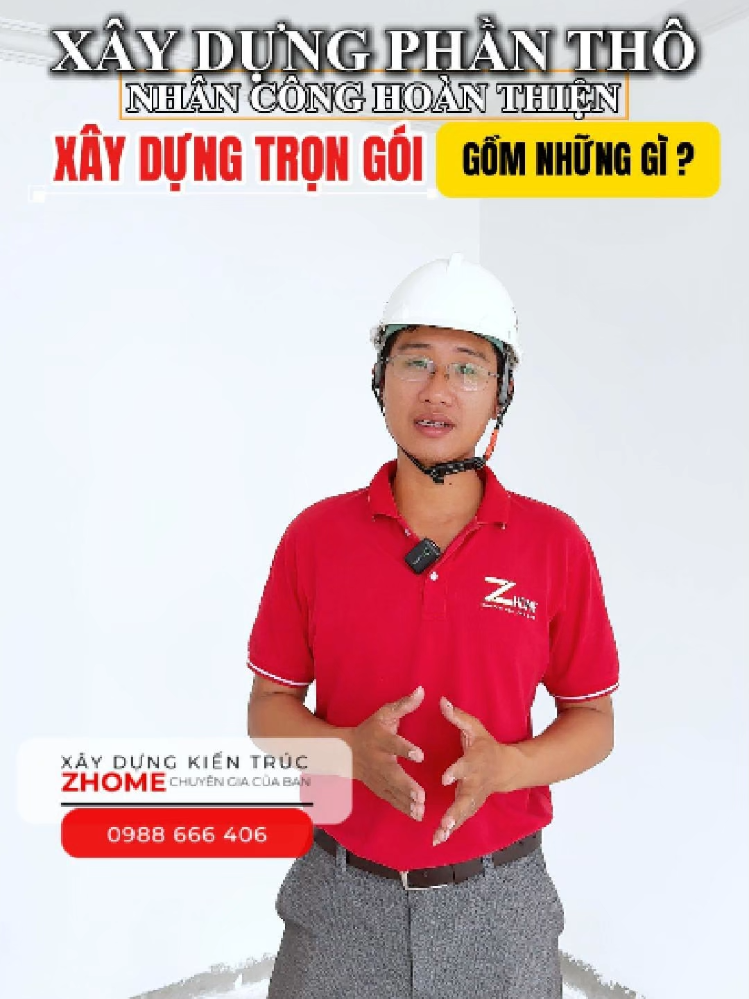 Xây dựng phần thô & xây dựng trọn gói gồm những gì? #xaynhatrongoi #xaynhatho #nhadep #zhome