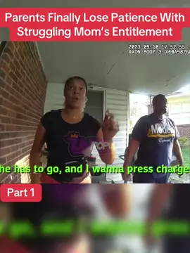 Parents Finally Lose Patience With Struggling Mom’s Entitlement #cops #police #copsusa🚔🇺🇸 #policeofficer #foryou 