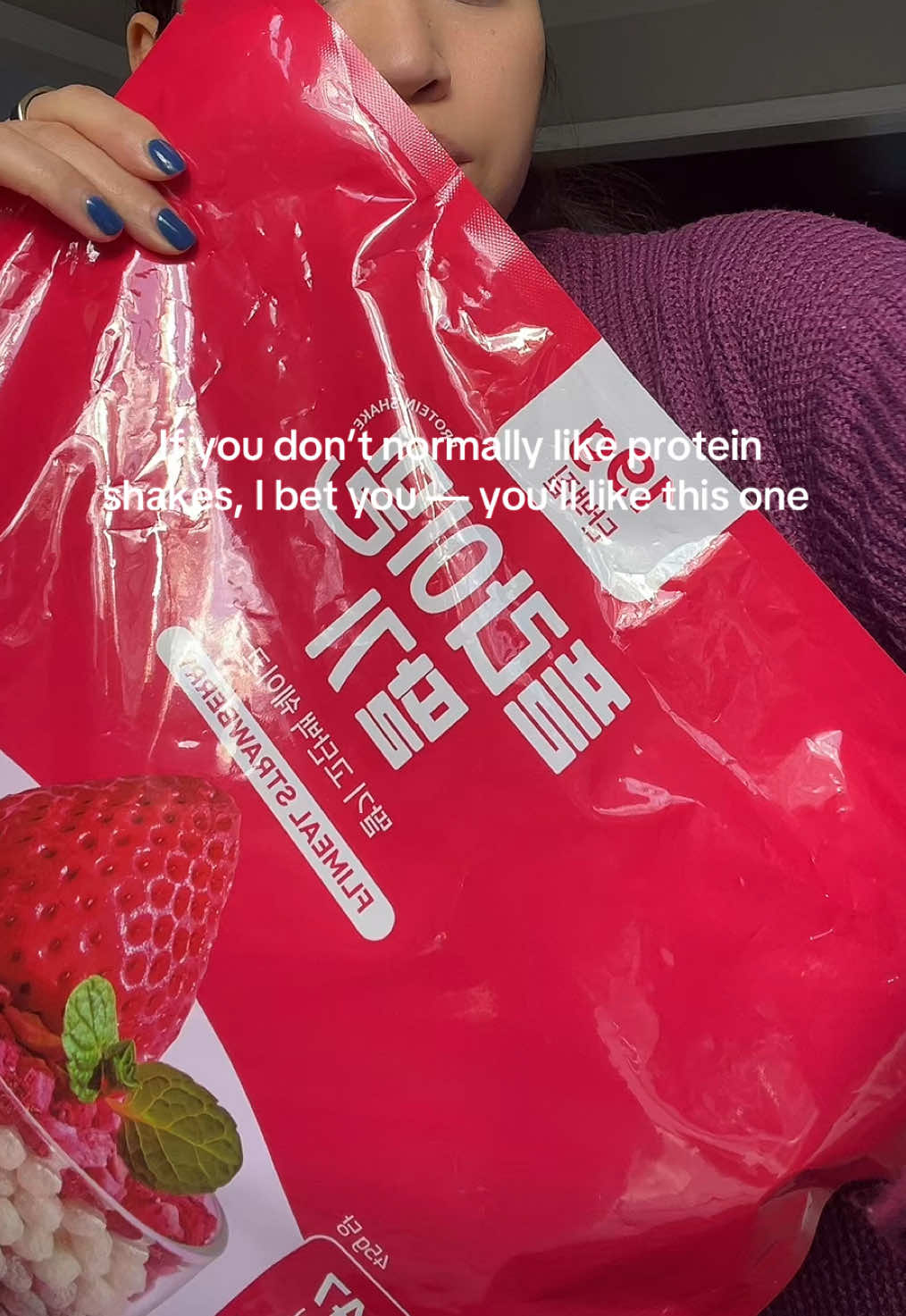 @Fullight #protein #korean #strawberry #proteinshake #flimeal 