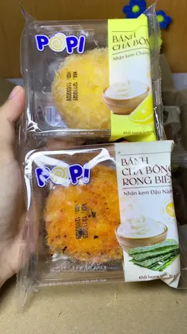 Bánh chà bông nhân kem chanh và đậu nành mềm bông thơm ngon  #banhchabong #banhbonglan #popi #banhngot #xuhuongtiktok 