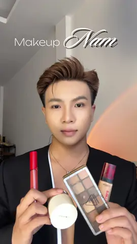 Makeup nam đơn giản #xuhuong #fyp #makeup 
