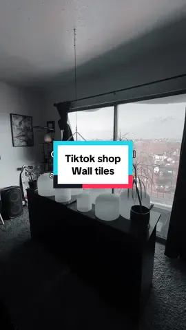 This transformed the whole vibe 😳 #tiktokshop #tiktokbuys #blacktiles #walltiles #viraltiktokshop