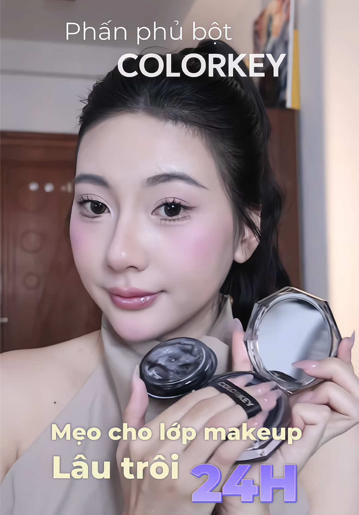 Phủ nhẹ một lớp, da mịn thấy rõ #colorkey #phanphucolorkey  