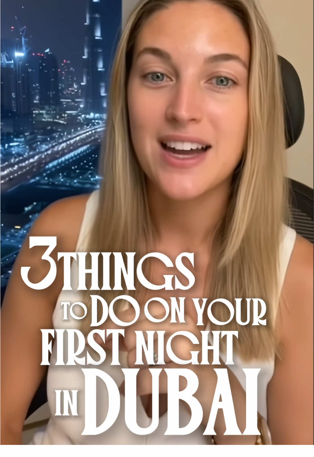 3 things to do on your first night in DUBAI 🌘 #dubai #visitdubai #thingstodoindubai #dubailifestyle🇦🇪 