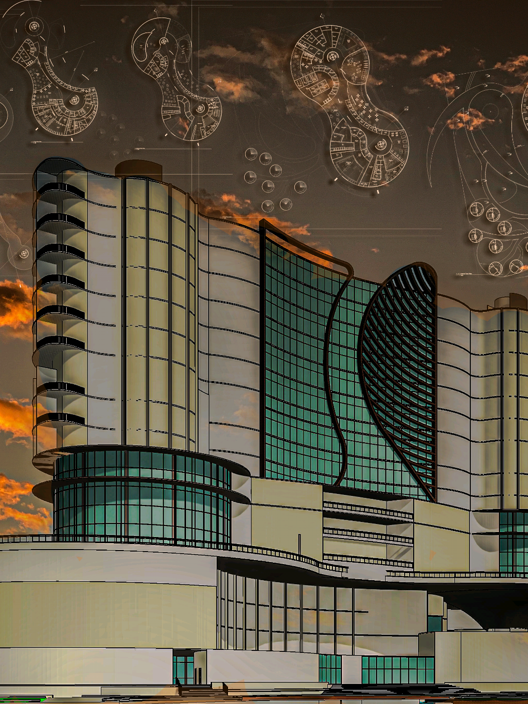 #architecture  #التصميم_المعماري  #design  #hotel  #photoshop 
