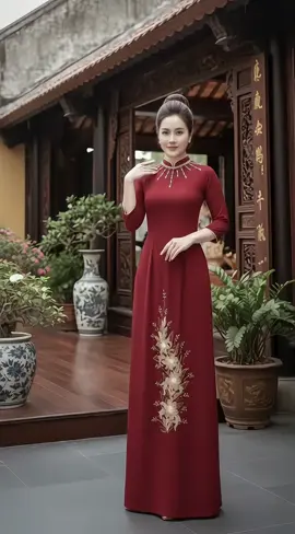 áo dài truyền thống đính đá sang trọng, mẹ diện làm lễ bà sui là quý phái hẵn ra #thoitrangtrungniencaocap #thoitrangbigsize #aodaibasui #aodaitruyenthong #aodaitrungnien 