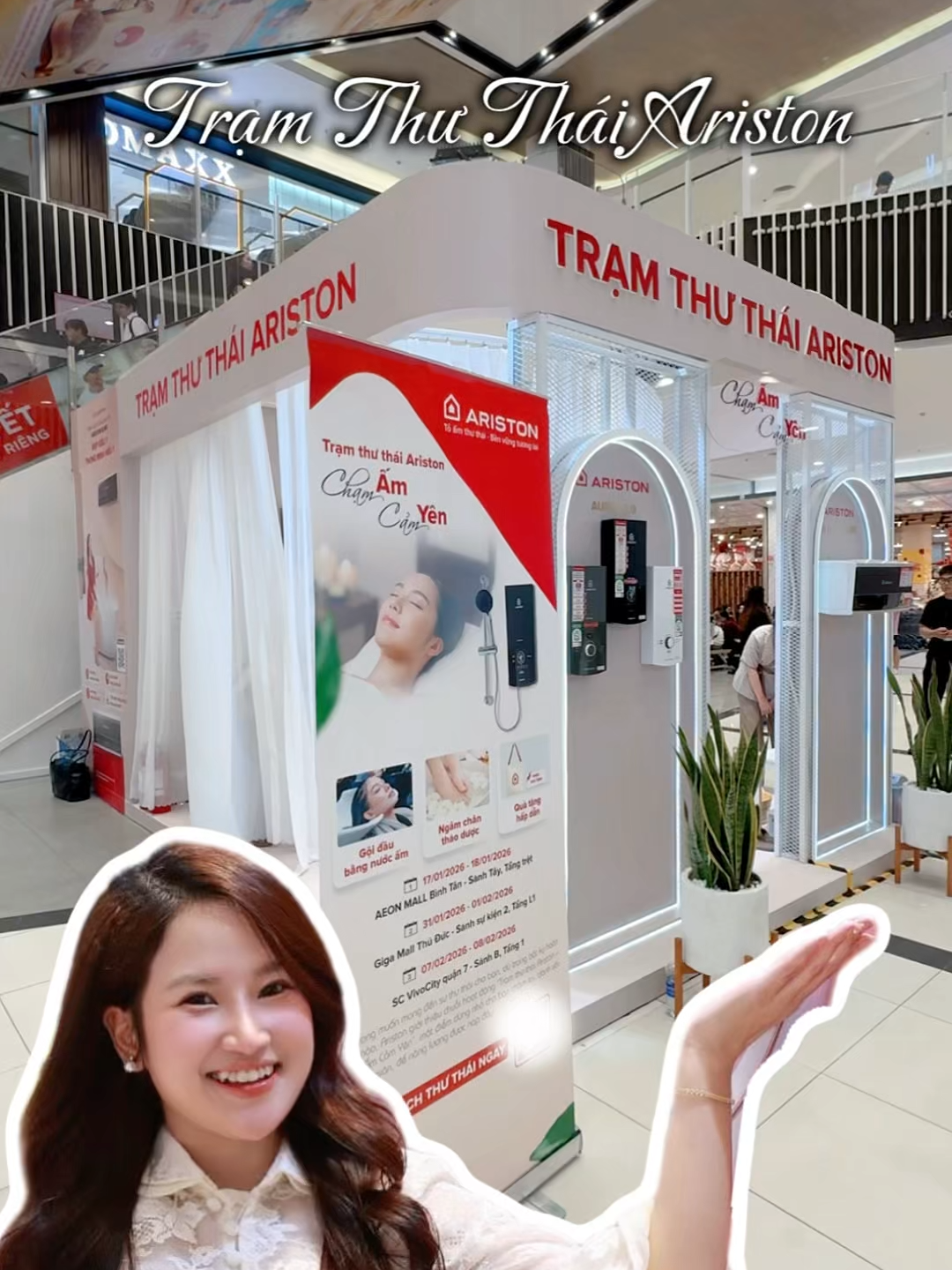 Giữa những ngày chẳng thảnh thơi, hãy để Ariston tặng bạn chút thư thái. Theo chân cô nàng Quỳnh Hương trải nghiệm thư giãn chuẩn spa tại Trạm thư thái Ariston - Chạm Ấm Cảm Yên! Đặt lịch thư thái ngay! #AristonVietnam #AristonSlim3 #AristonAures2_0 #healing