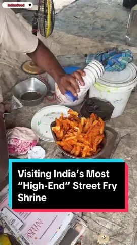 Visiting India’s Most “High-End” Street Fry Shrine#indiafood #FoodLover #streetfood #potato #fries 