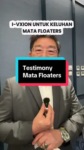 Punya floaters? Ini testimoni yang punya mata floaters dengan konsumsi i-vxion! #ivxion #matafloater #ivxiontestimony 