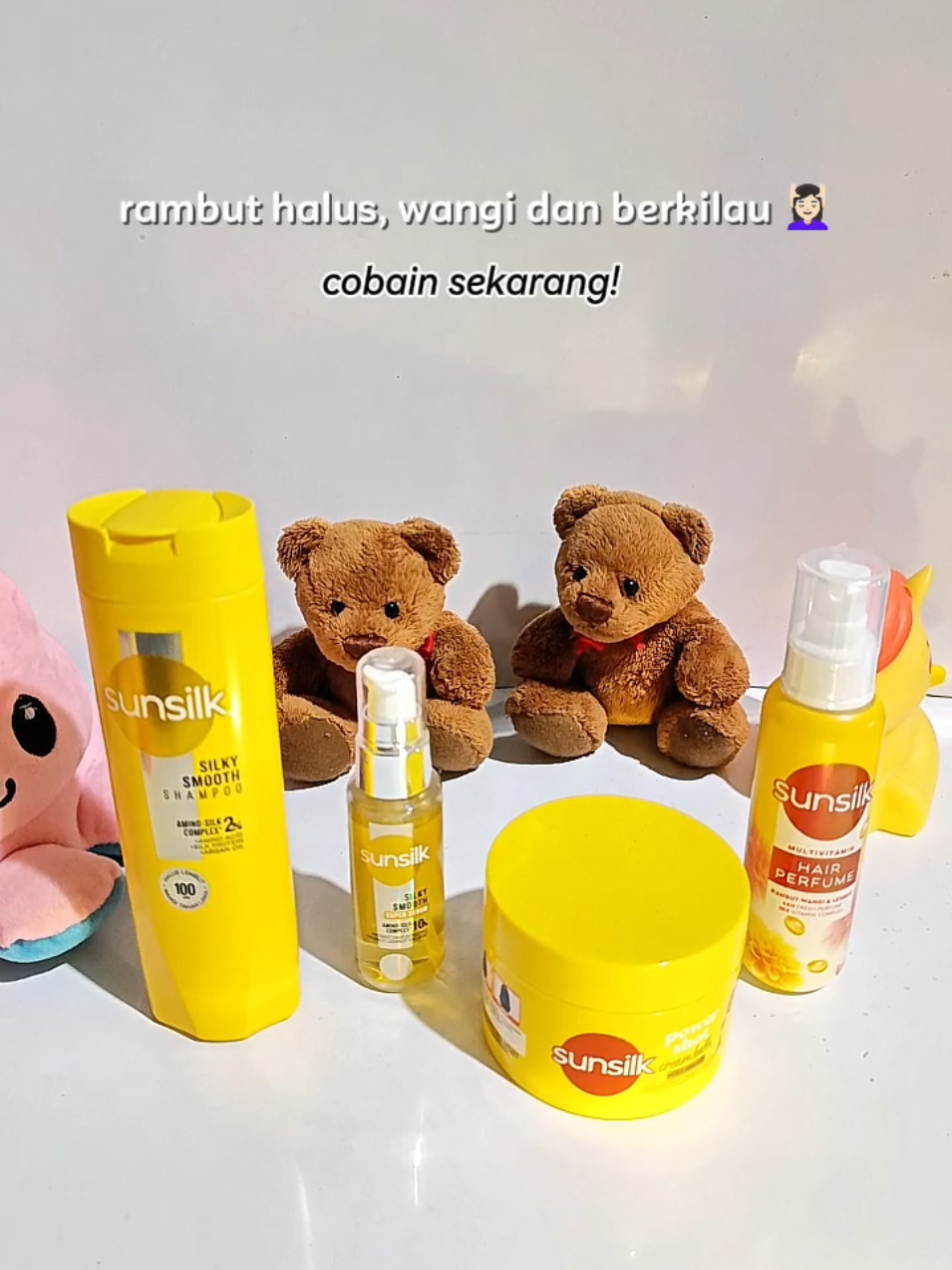 yuk cobain rangkaian produknya klik keranjang kuning biar dapat promo 💛🧖‍♀️  @sunsilkid #SunsilkBWeauties #slaysekalishot #SunsilkID #RambutWangi #sunsilkaffiliatesquad 