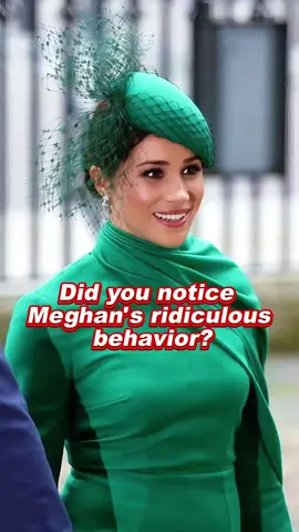 Did you notice Meghan's ridiculous behavior? #meghan #kate #royal #princess #foryou #usa_tiktok 