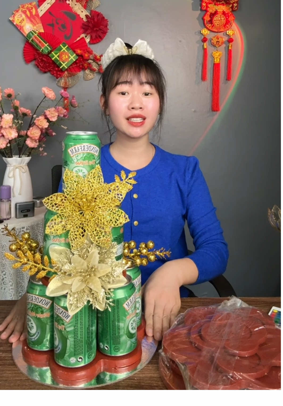 Tháp nước 3 Tầng Trưng Bày ban thờ #thinhhanh #hathuy #tetnguyendan #thapnuoctailoc #thapnuocngot 