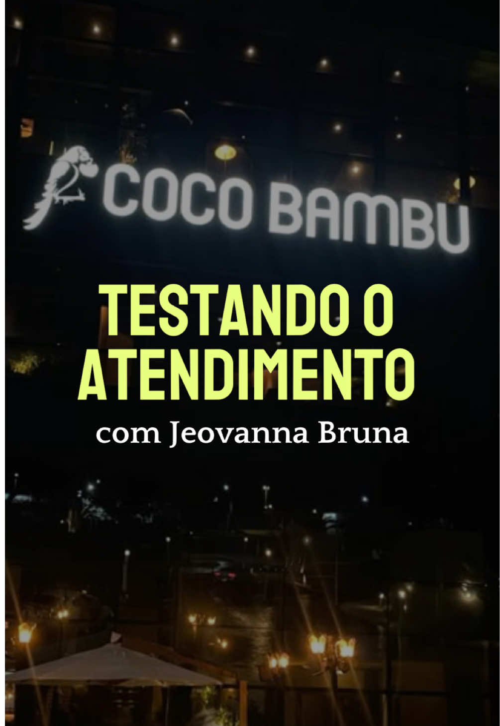 Testando atendimento - Coco Bambu  O que vocês acharam desse atendimento ? #vendas #atendimentoaocliente #marketing #cocobambu 