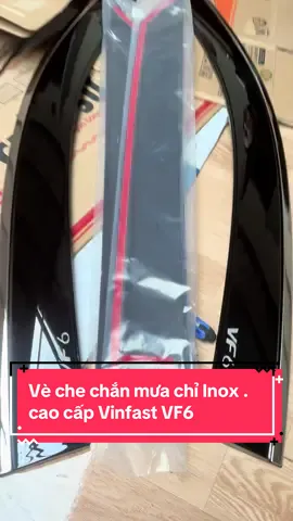 Vè mưa chỉ Inox sáng bóng cao cấp,siêu bền cho Vinfast VF6 #xuhuong #vechemuaoto #vinfast #vf6 