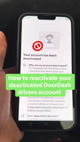 #how to reactivate your doordash account  #doordashdriver 