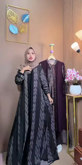 Gamis Lebaran Abaya hitam simple elegan #finakamil25 #gamishitam #gamislebaran #gamis #nababutique 