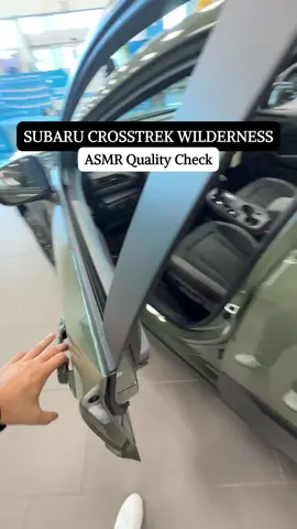 Subaru Crosstrek ASMR quality check. Does it sound like $37K quality?#carasmr #asmrsounds #subaru #subarucrosstrek #cartok 