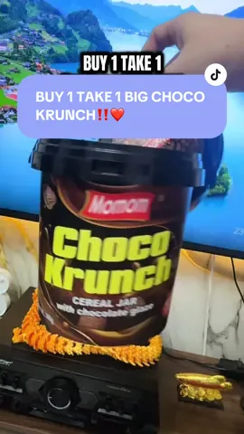BUY 1 TAKE 1 CHOCO KRUNCH!! SUPER SARAP!🫶🏻#chocolatelover #chocokrunch #momomfood #snackideas #Foodie 