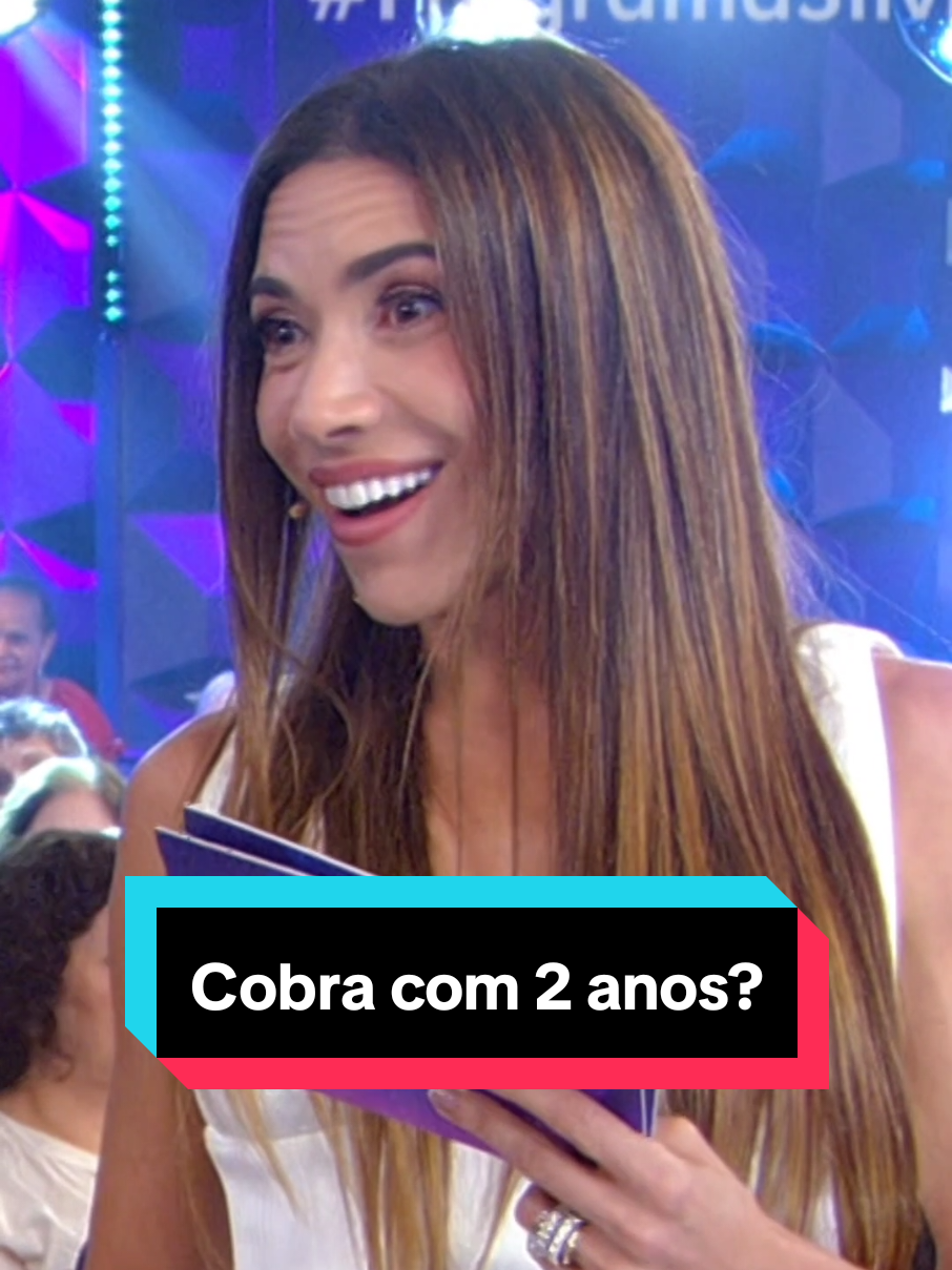 Cobra com 2 anos? É o que redator!? CHOCADA! 🙈😮🐍 Equipe Patricia Abravanel #ProgramaSilvioSantos #patriciaabravanel #surucucu 