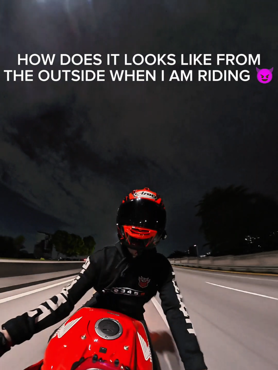 Wait until you see it 🥰 #ridesafe #cbr650r #nightride #peace #CapCut 