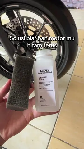 Pake penghitam ban dari denz seharga baso #denzautodetailing #penghitamban #semirban 