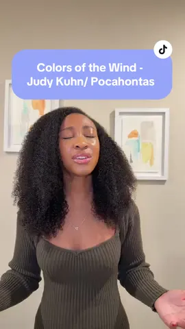 Colors of the Wind - Judy Kuhn/Pocahontas/ #colorsofthewind  #pocahontas #singer #disney #coversong 