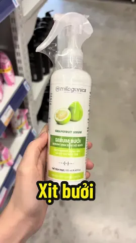 Xịt Dưỡng Tóc Tinh Dầu Bưởi Hỗ Trợ Mọc Tóc Thiên Nhiên Lành Tính MILAGANICS - Serum Chăm Sóc Tóc Nam & Nữ Giảm Rụng Không Chứa Silicon Không Bết #sieuthimini 