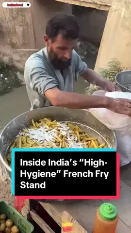 Inside India’s “High-Hygiene” French Fry Stand#indian #indianfood #FoodLover #streetfood #process 