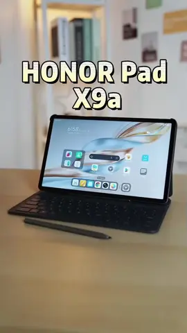HONOR Pad X9a tablet for study, work, and entertainment. Large display for online classes, reading, and streaming. Snapdragon processor for smooth gaming, stable performance, and fast app loading. Runs popular mobile games with consistent frame rates. Long battery life for daily use without frequent charging. Slim and lightweight design for school and travel. Clear speakers for videos and learning content. #Fyp #Honorx9a #honorpadx9a #honor #tabletforkids 