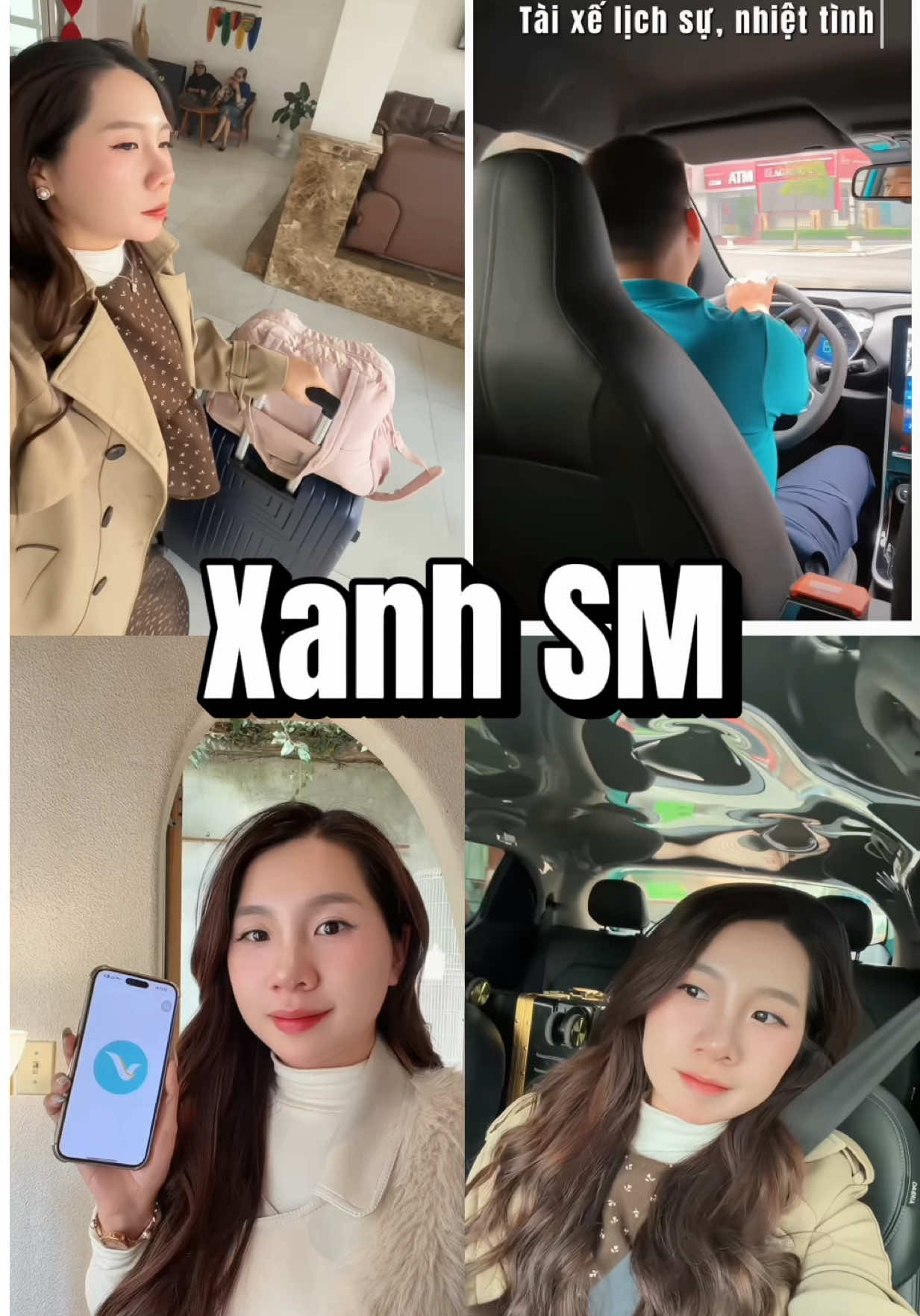 Vali to cỡ nào, gọi Xanh Car vẫn cân gọn 😌 #GreenCreator #Thu4NgayXanh #XanhSM
