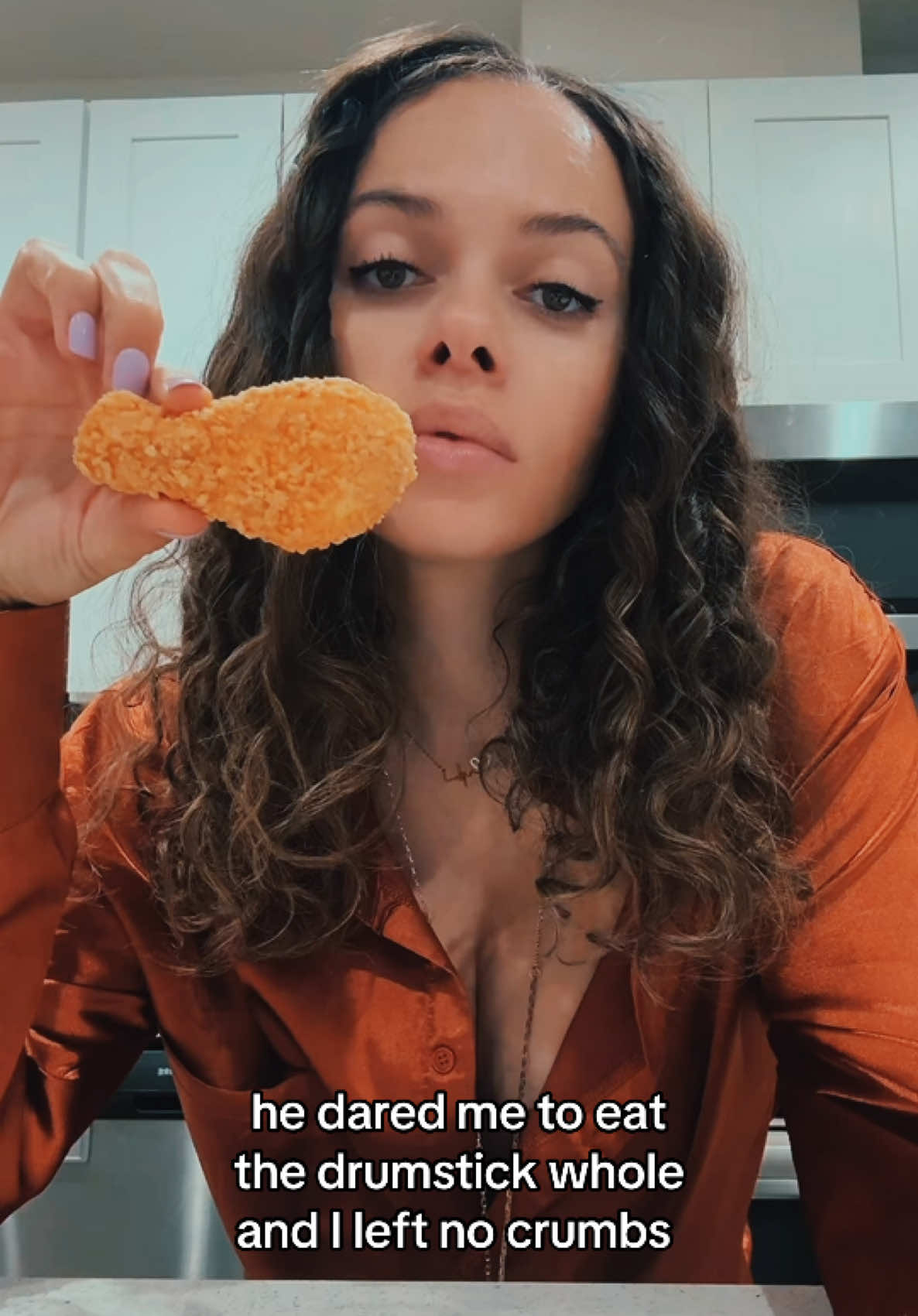 30s of me eating a drumstick as a dare