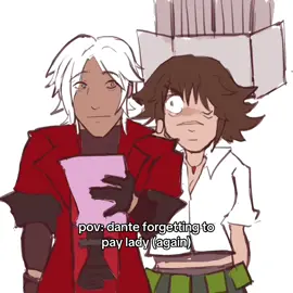 dante sending lady into generational debt too 🥹 | i reposted this like 5 other times trying to figure out why it’s under review and barely getting any views and it’s bc of a naughty little word i said that showed up for 0.2 seconds.  #dmc #devilmaycry #animatic #fyp #art 