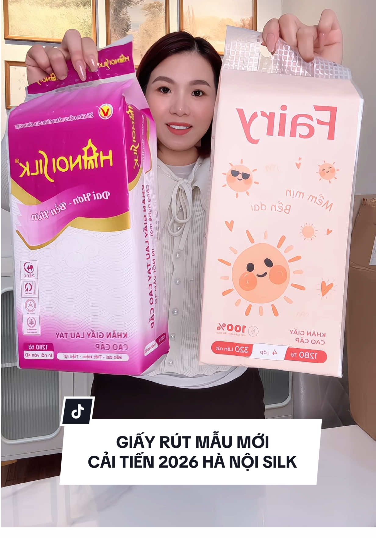 Giấy rút hà nội silk mẫu mới cải tiến 2026 chất lượng giá hời lắm ạ #xuhuong #samtetbaovui #giayruttreotuong #hanoisilk #bearthegioidochoi 
