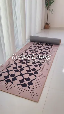 cantik carpet panjang macam ni letak kat depan sliding , runner way , nak letak kat kabinet dapur pun sesuai tau . #carpetpanjang #carpetlorong #karpetpanjang #karpetaesthetic #karpetviral 