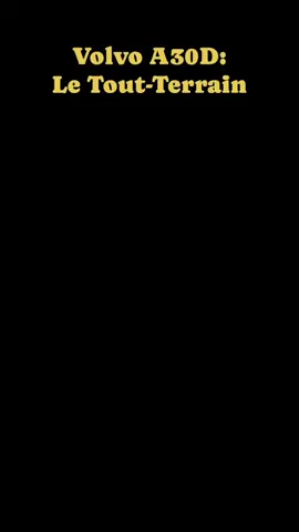 Tombereau articulé de chantier et carrière. ≈ 28 tonnes de charge utile. Moteur Volvo D12, ≈ 330 chevaux. Transmission intégrale et articulation centrale pour le travail en terrain difficile. Le Volvo A30D est utilisé en terrassement, carrière et travaux lourds là où la motricité est essentielle. Une machine reconnue pour sa robustesse et sa fiabilité. #volvo #A30D #tombereau #tp #carriere   