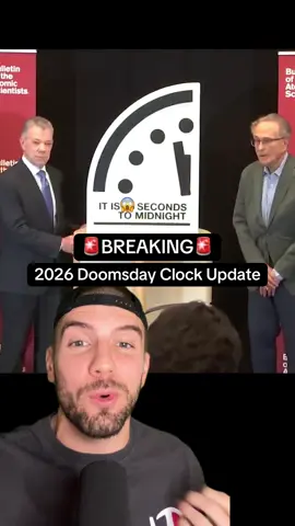 The Doomsday Clock is a metaphorical clock that shows how close the world is to a big, human-made disaster - global apocalypse. It isn’t a real clock that's meant to be taken literally but rather, 