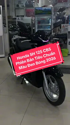 Xe Máy Honda SH 125 CBS Phiên Bản Tiêu Chuẩn Màu Đen Bóng 2026 | Kết hợp LED Audi trước và sau tôn lên vẻ ngầu đét của chiếc xe #honda #mrngocxemay #sh1252026 #sh1602026 #viral 
