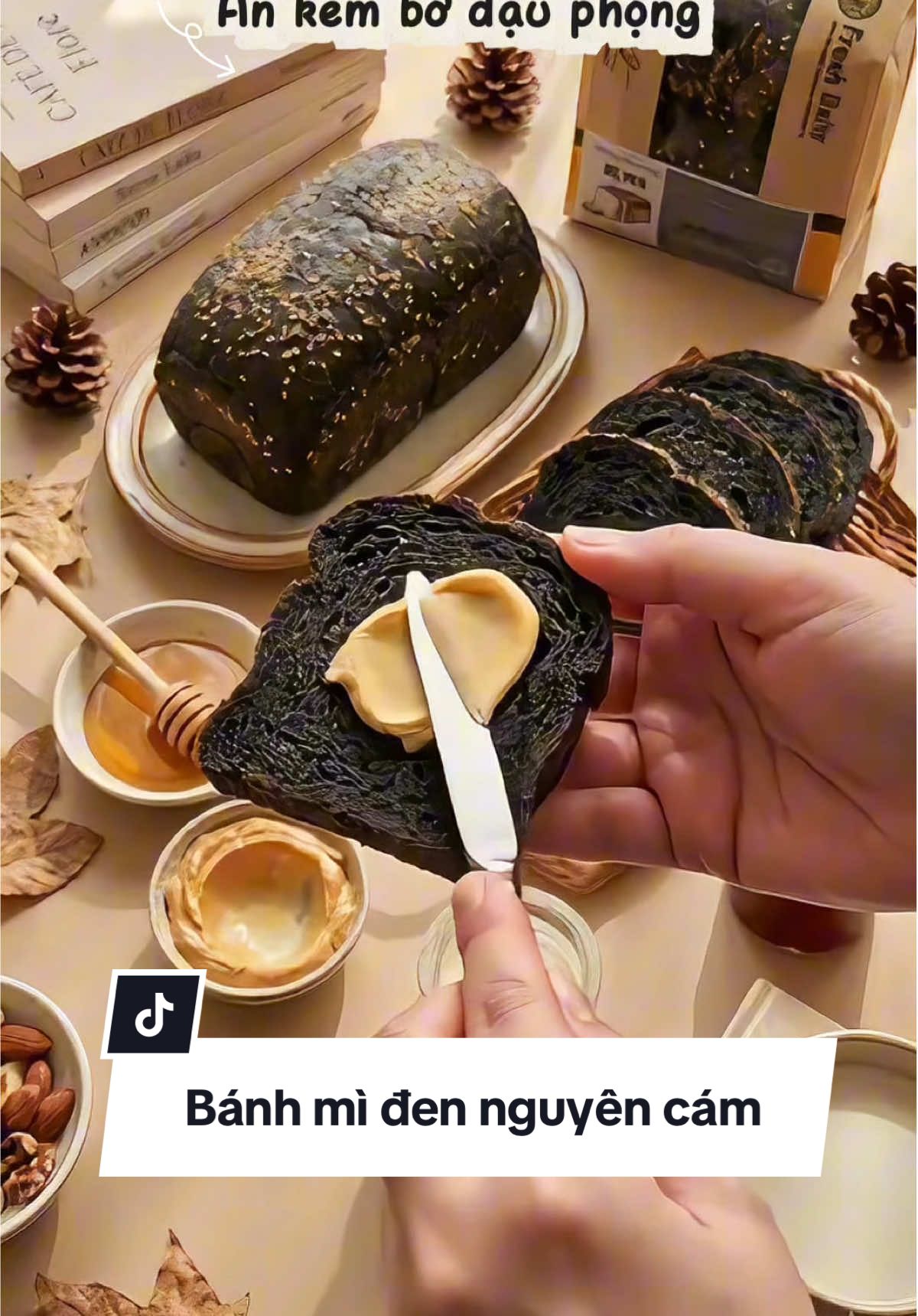 Bánh mì đen nguyên cám #banhminguyencam #banhmi #banhmiden #banhmidennguyencam 