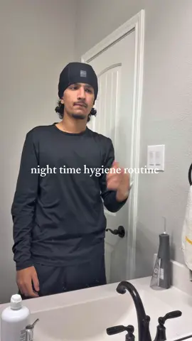 Night time hygiene routine 🧼 #menshygiene #hygiene #fyp #performative #hygienetok 