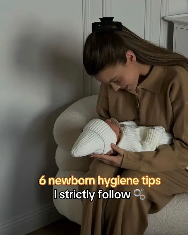 Newborn hygiene tips i follow with my newborn 👶 🫧 #MomsofTikTok #baby #newborn #babylove #higiene 
