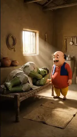Hulk in Motu Patlu World Furfuri Nagar #hulk #motupatlukijodi #shorts #funnyvideo #fyp 