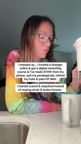 Comment READY. Now I get to be the stay at home mom I always dreamt of.  🫶I used to think everything online was too good to be true, and then I started making thousands a day from that “too good to be true” course. I started with zero followers & zero knowledge of digital marketing.  🫶 if you are feeling the nudge to go for it, you just need to do it. My dream life was on the other side of me getting a digital marketing course, SWC.  🫶 come join my live streams where I break all of this down! I go live twice a day! Or feel free to DM me and we can chat!  #makemoneyonline #digitalmarketingjourney #workfromyourphone #mompreneurlife #sidehustletok 