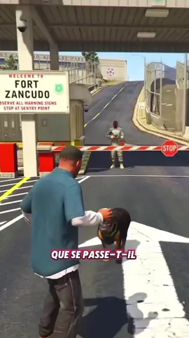 Lancer la balle de Tchop dans la base militaire de GTA #gta5 #gta #rockstargames #ytb 
