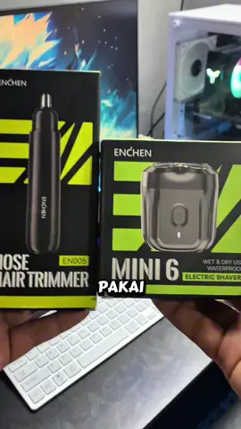 rekomendasi alat cukur jenggot dari Enchen #cukuranjenggotelektrik #minishaver #cukuranbuluhidung 